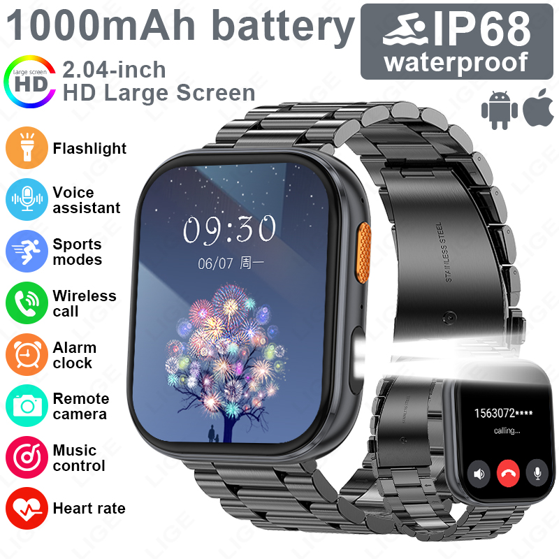 Luxury Watch Arabic - LIGE Neue Militär Outdoor 1000 mAh