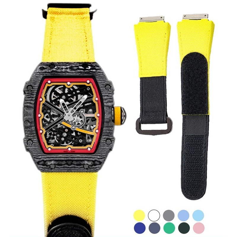 Luxury Watch Richard Mille - Maßgeschneidertes FKM-Kautschukarmband für Richard Mille, luxuriöses