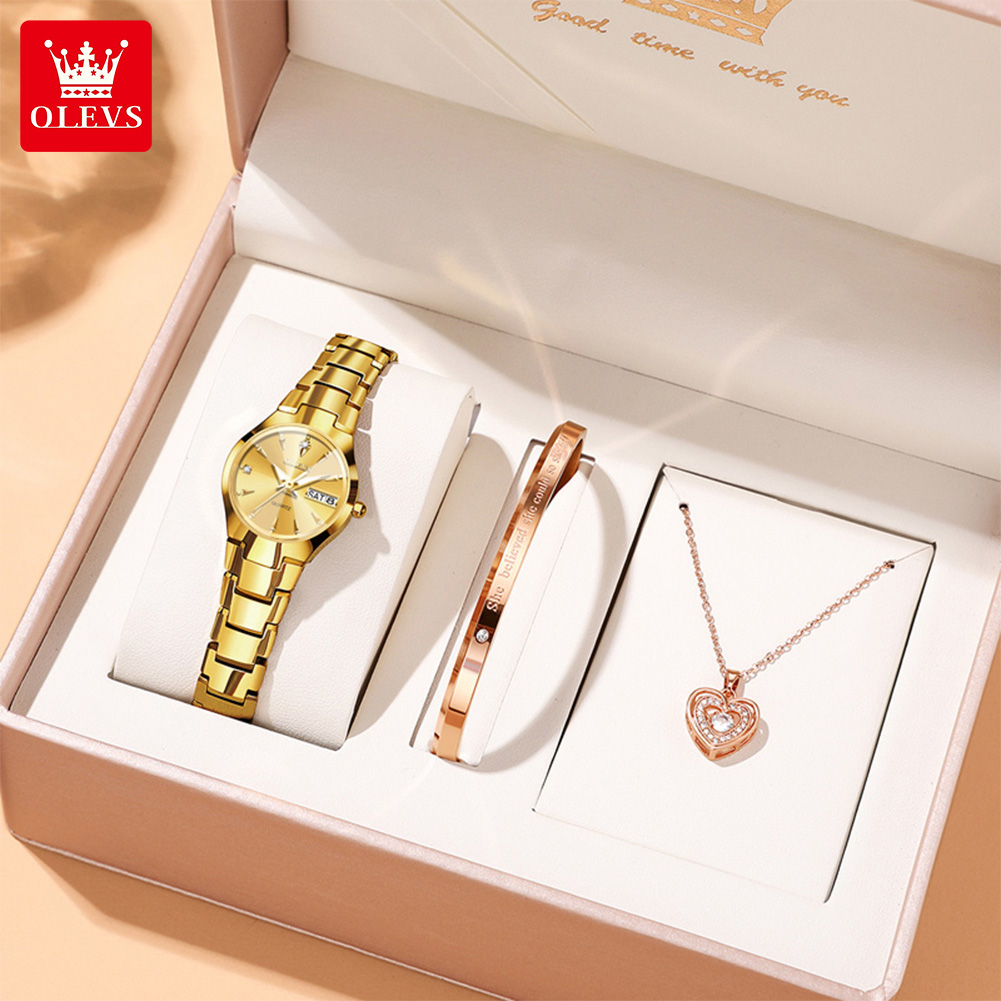 Luxury Watch For Women - OLEVS Damenuhr 8697, luxuriöse, elegante Quarzuhren,