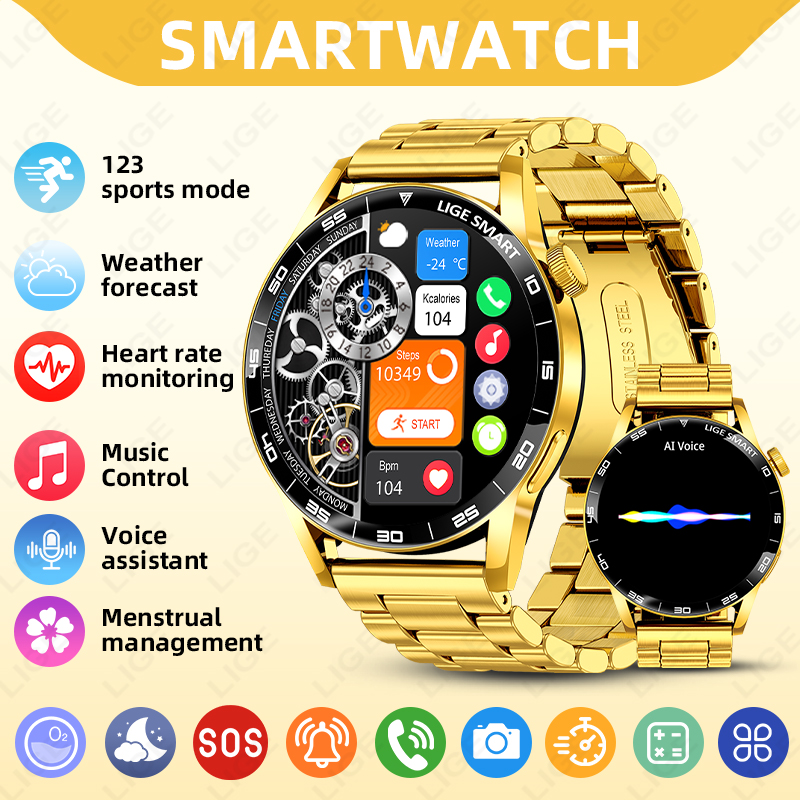 Luxury Watch Arabic - LIGE Luxus Smart Uhr Für Mann