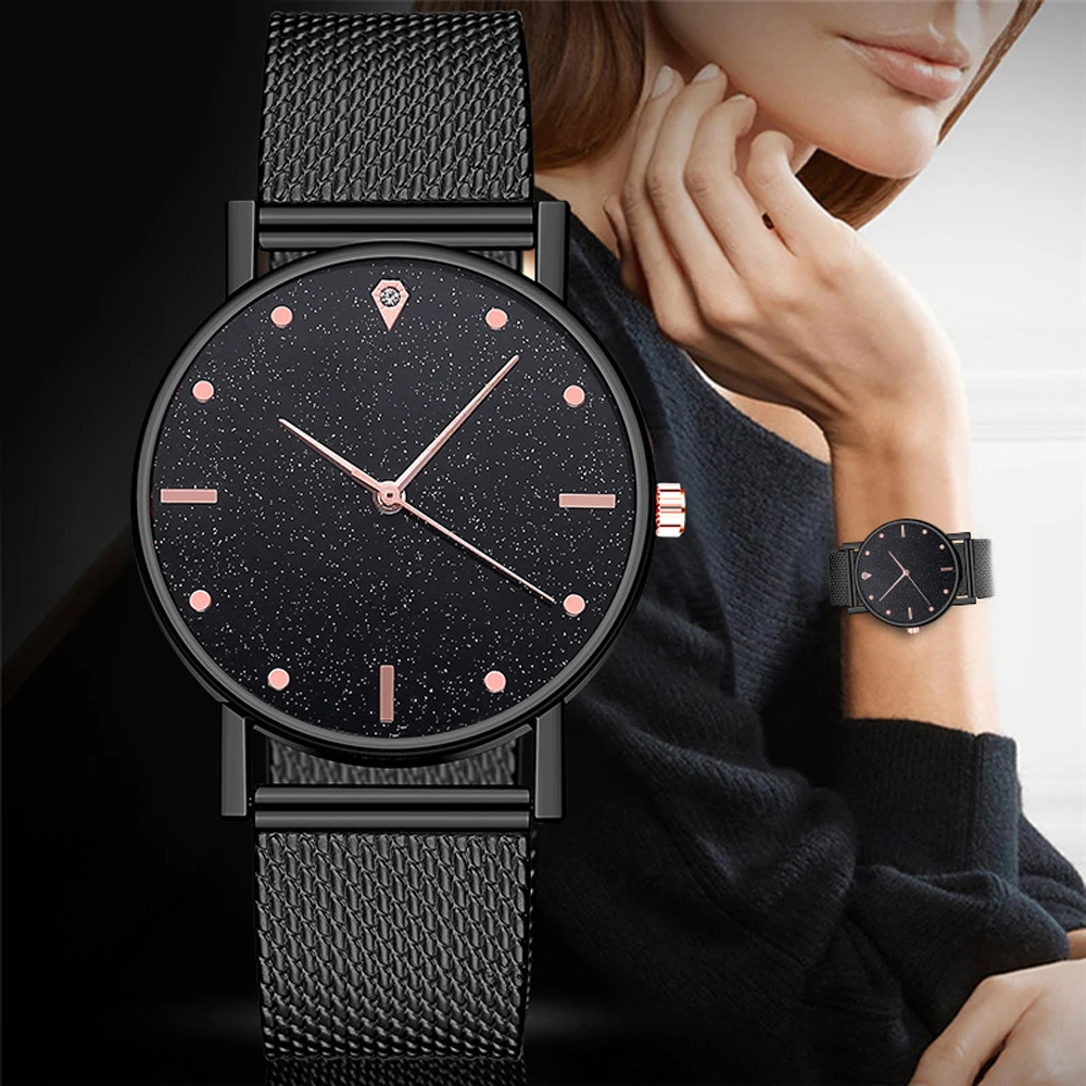 Luxury Watch With Rubber Strap - 2025, neue einfache Silikonband-Damenuhren, schwarze analoge