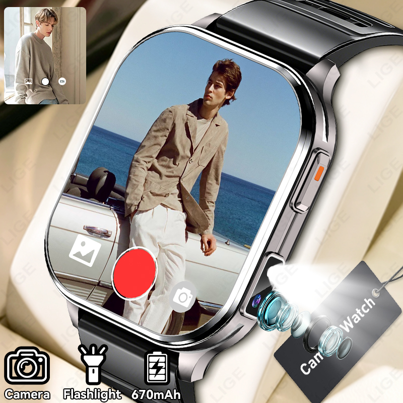 Luxury Watch Photo - LIGE Kamera Smartwatch für Männer und
