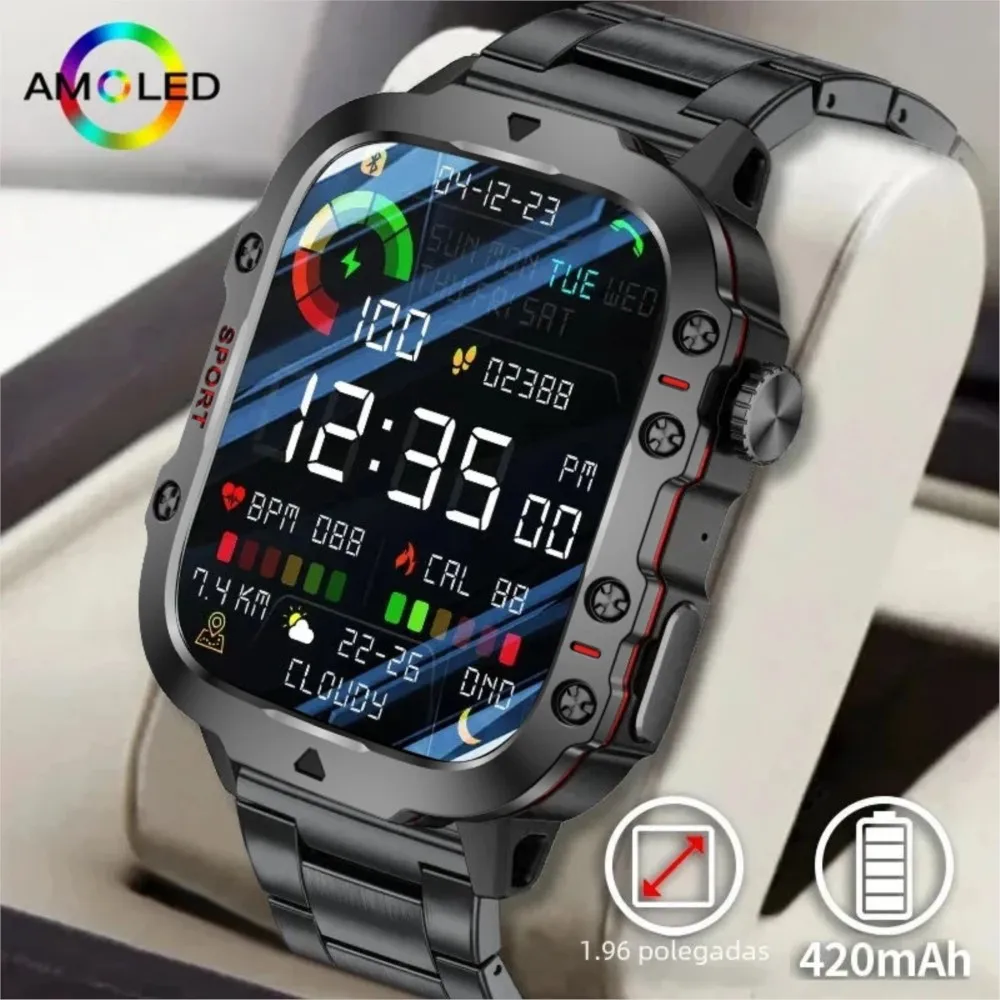 Compass Watch Luxury - Original Militär-Smartwatches für Herren Kabelloses Telefonieren