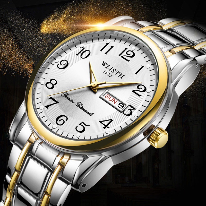 Luxury Watch Life - Luxus Herren Quarzuhr Digitale Armbanduhr Kalender