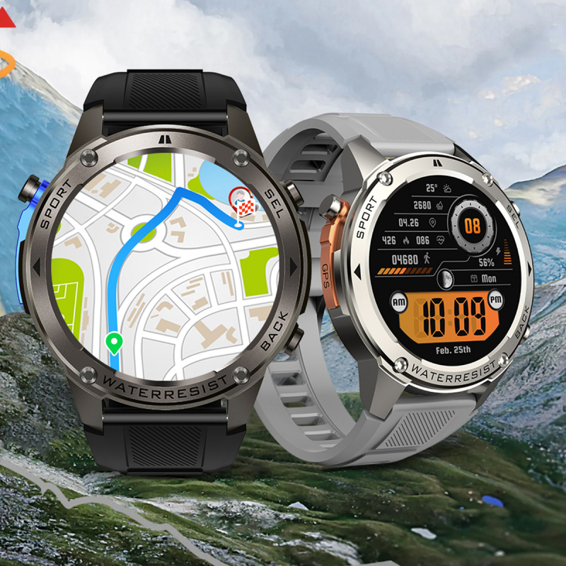 Compass Watch Luxury - Luxus Smartwatches Männlich Fitness Tracking Outdoor