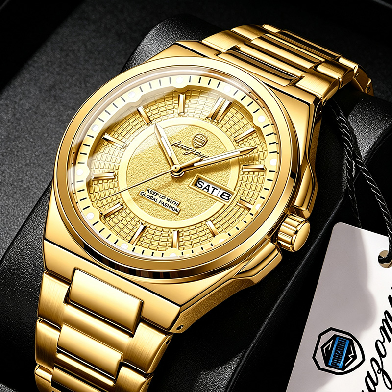 Luxury Watch Affordable - PAAZOMU Original Marken-Herrenuhr Quarz Luxus Herrenuhr
