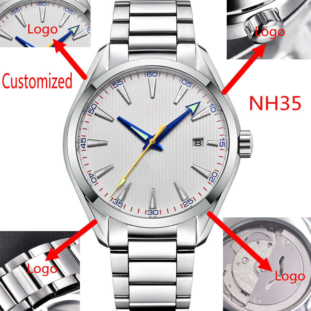 Luxury Watch Affordable - Benutzerdefiniertes Logo 41mm Herren Miyota/NH35 Automatikuhren