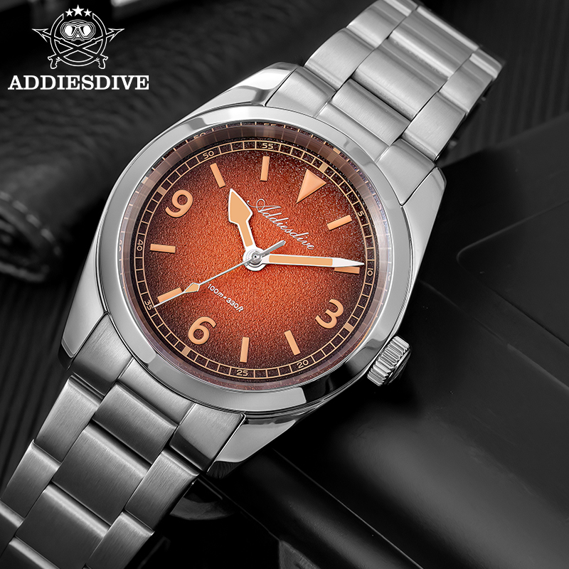 Luxury Watch It - ADDIESDIVE Luxus Damen Quarzuhr AD2554 Saphirglas