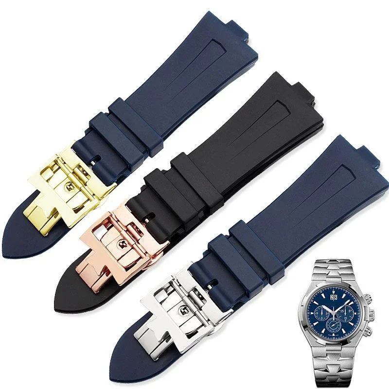 Luxury Watch Vacheron Constantin - Gummi-Silikon-Uhrenarmband für Vacheron Constantin Overseas VC