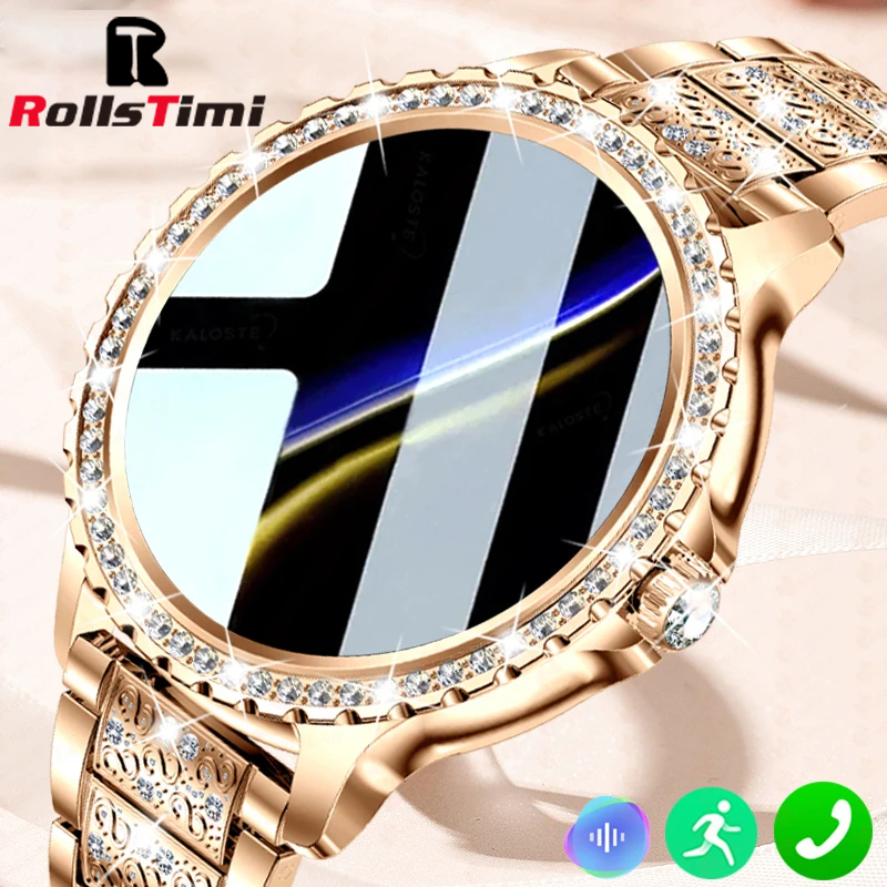 Compass Watch Luxury - Mode Luxus Gold Frauen Smart Uhr