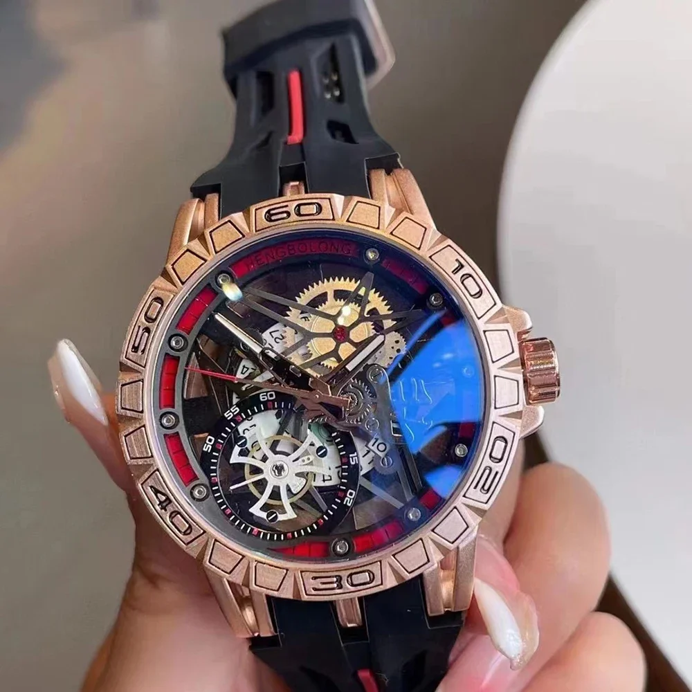 3D Quarzuhren für Herren Luxus – Luxury Watch With Rubber Strap Bewertung und Preis