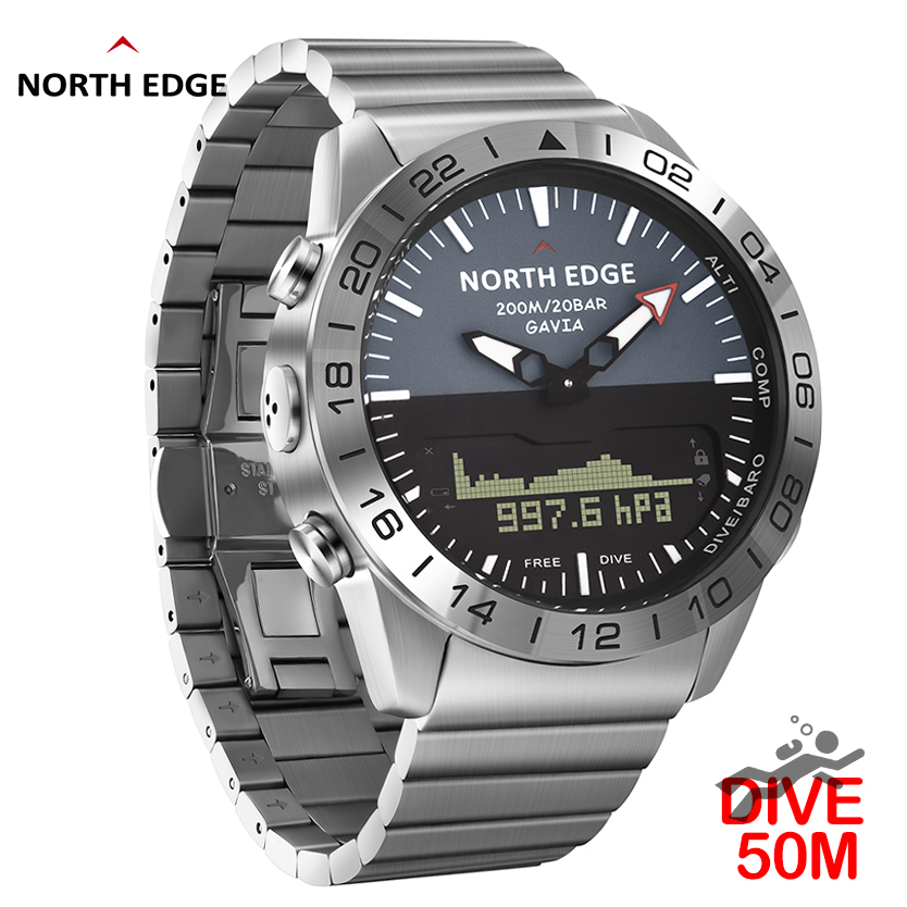 NORTH EDGE Herren-Taucheruhr,  – Compass Watch Luxury Bewertung und Preis