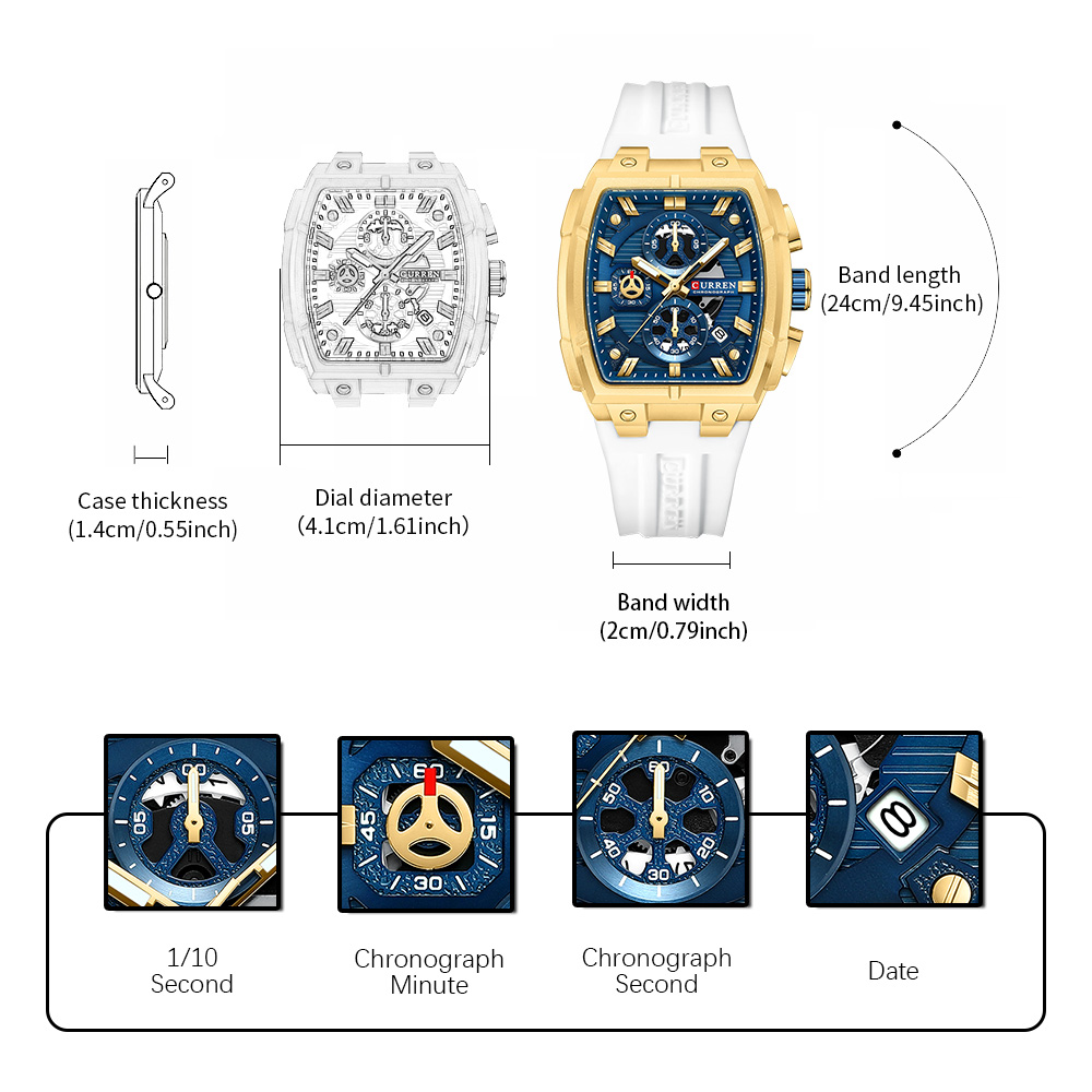 CURREN Luxus-Vintage-Uhr für H – Luxury Watch Straps Bewertung und Preis