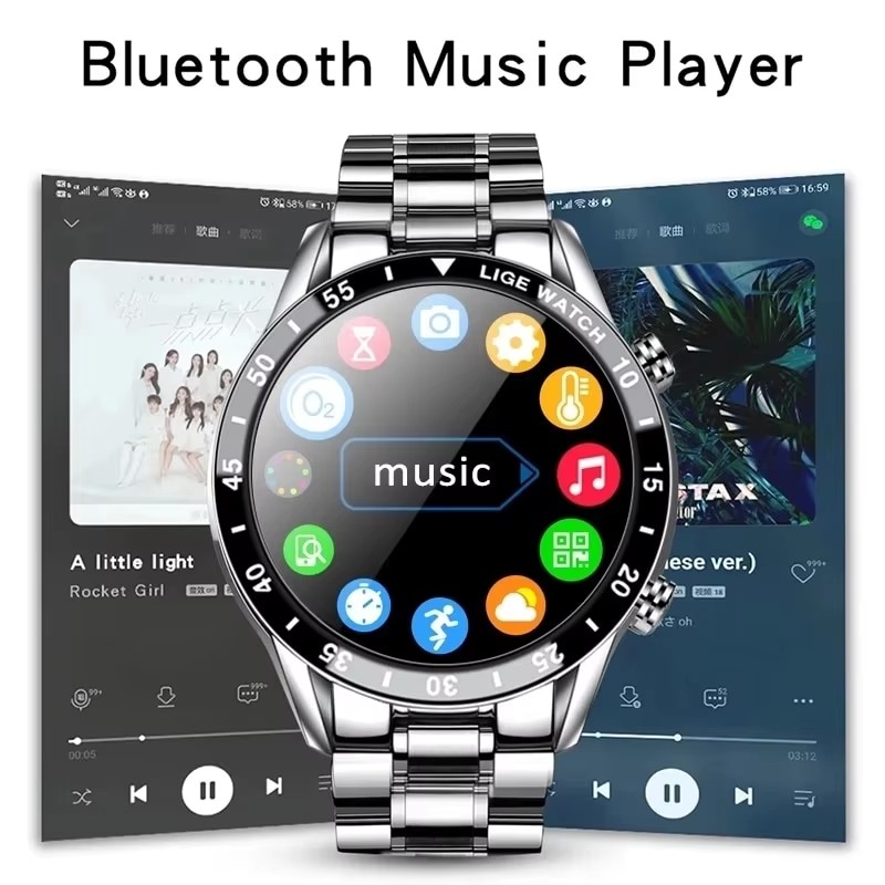 LIGE Neue Bluetooth Anruf Smar – Luxury Watch Arabic Bewertung und Preis