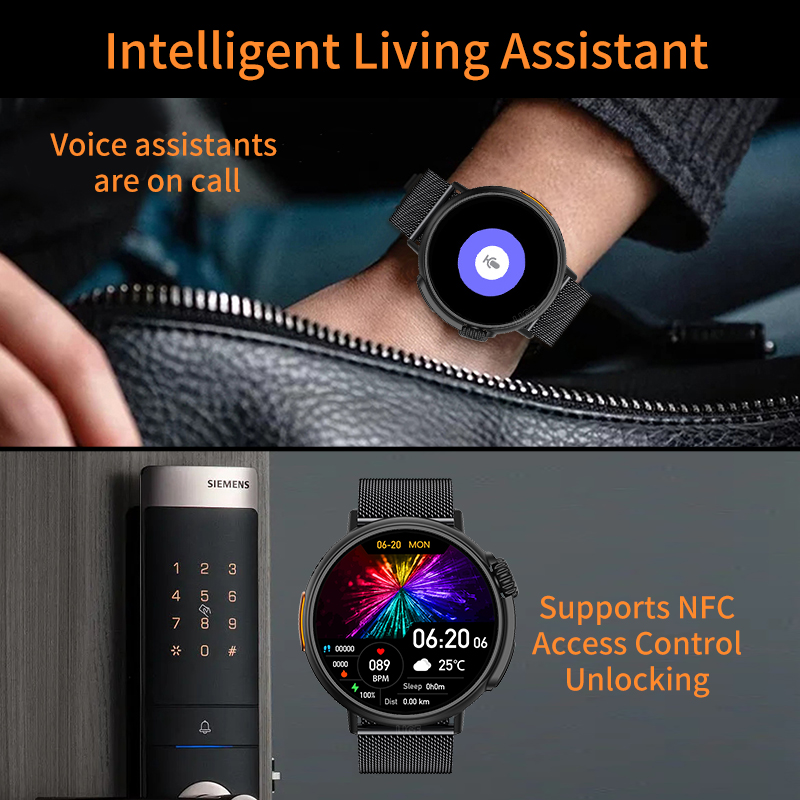 Neue NFC Luxus Militär Smartwa – Luxury Watch Arabic Bewertung und Preis