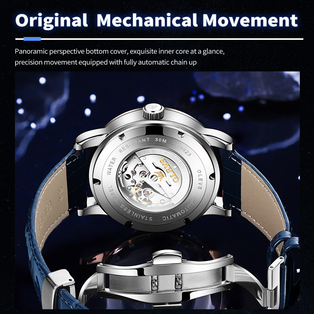 OLEVS 9923 Starry Sky Automati – Compass Watch Luxury Bewertung und Preis