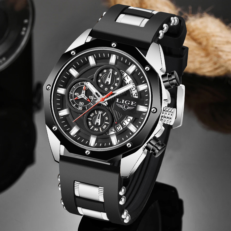 LIGE Mode Outdoor Quarz Herren – Luxury Watch Straps Bewertung und Preis