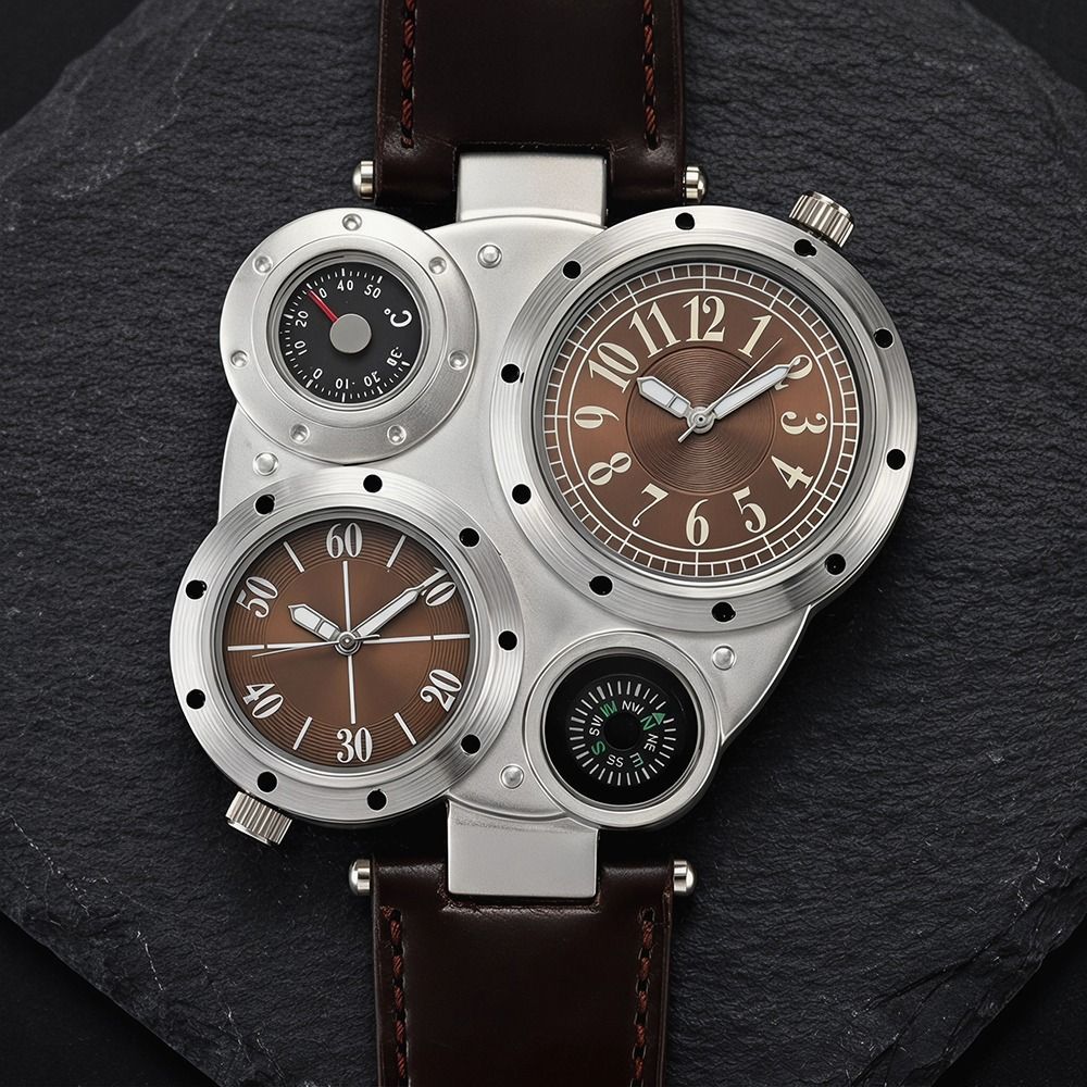Luxuriöse PU-Leder Armbanduhr  – Compass Watch Luxury Bewertung und Preis