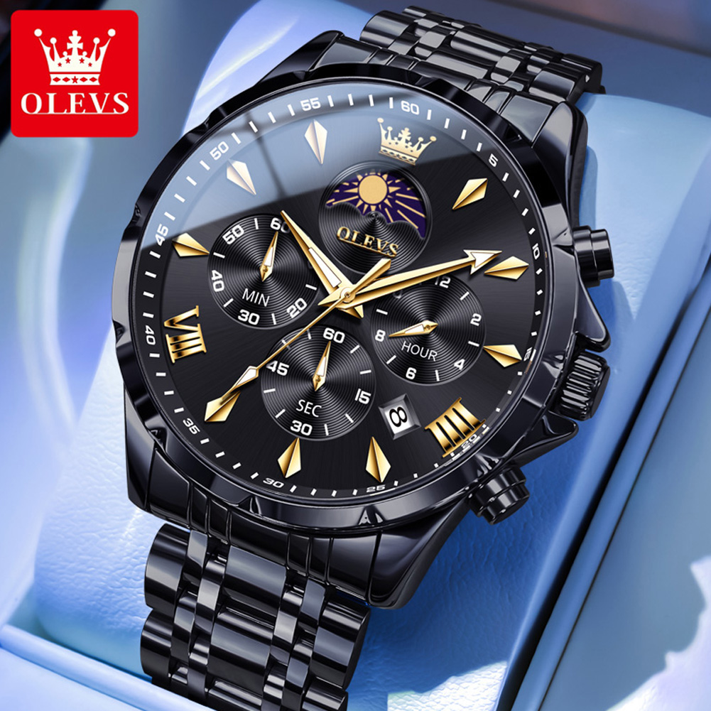 OLEVS 3653 Marken-Mondphasen-K – Luxury Watch Affordable Bewertung und Preis