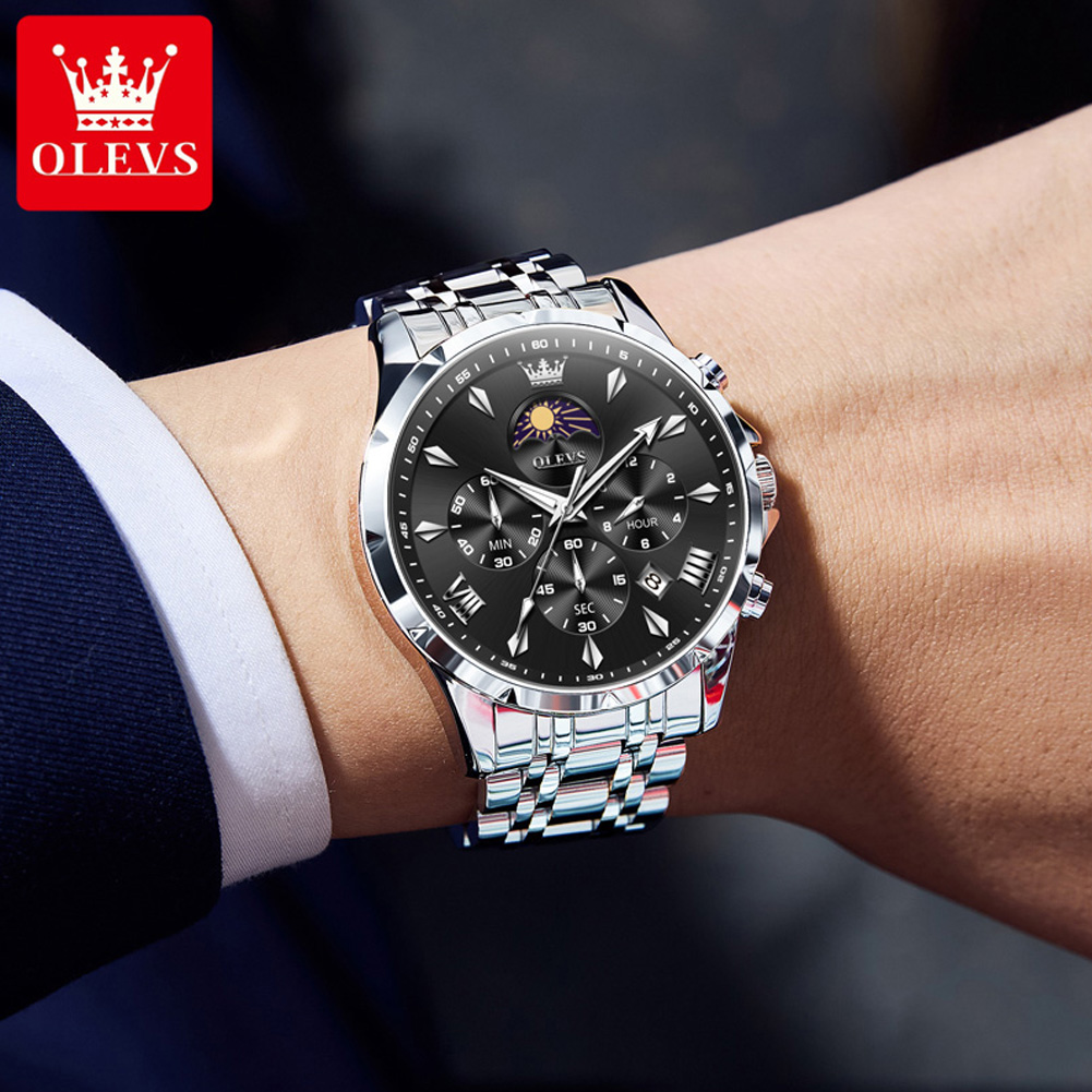 OLEVS 3653 Marken-Mondphasen-K – Luxury Watch Affordable Bewertung und Preis