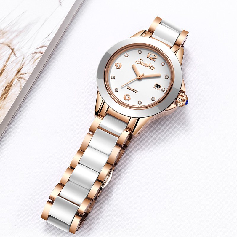 Sunkta Mode Lässig Quarz Frau  – Luxury Watch For Women Bewertung und Preis
