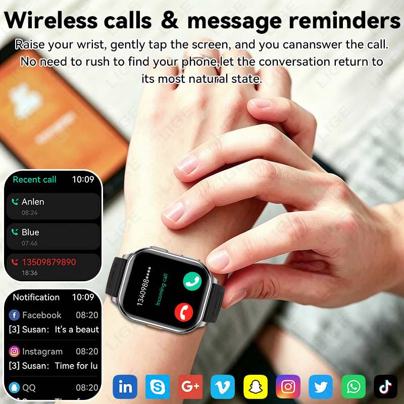 LIGE Kamera Smartwatch für Män – Luxury Watch Photo Bewertung und Preis