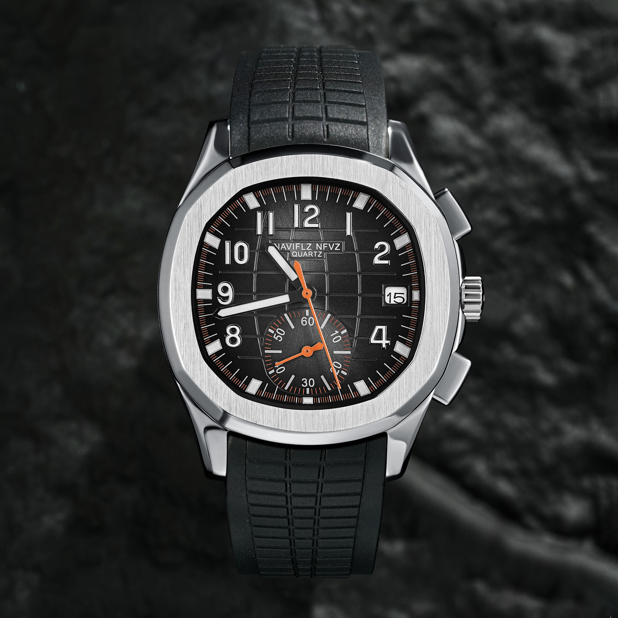40MM Herren-Luxusuhr NAVIFLZ N – Luxury Watch With Rubber Strap Bewertung und Preis