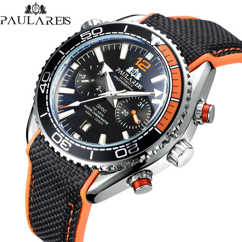 PAULAREIS P Luxus Männer Autom – Luxury Watch With Rubber Strap Bewertung und Preis