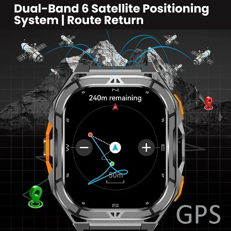 Luxuriöse AMOLED Smartwatch mi – Compass Watch Luxury Bewertung und Preis