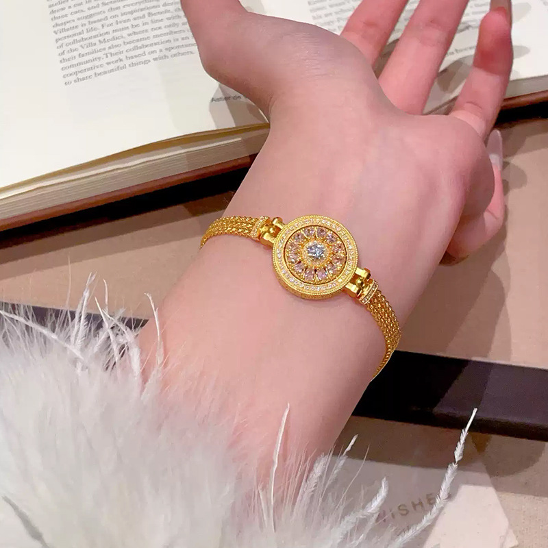 24k Gold 9999 Luxuriöses Diama – Compass Watch Luxury Bewertung und Preis