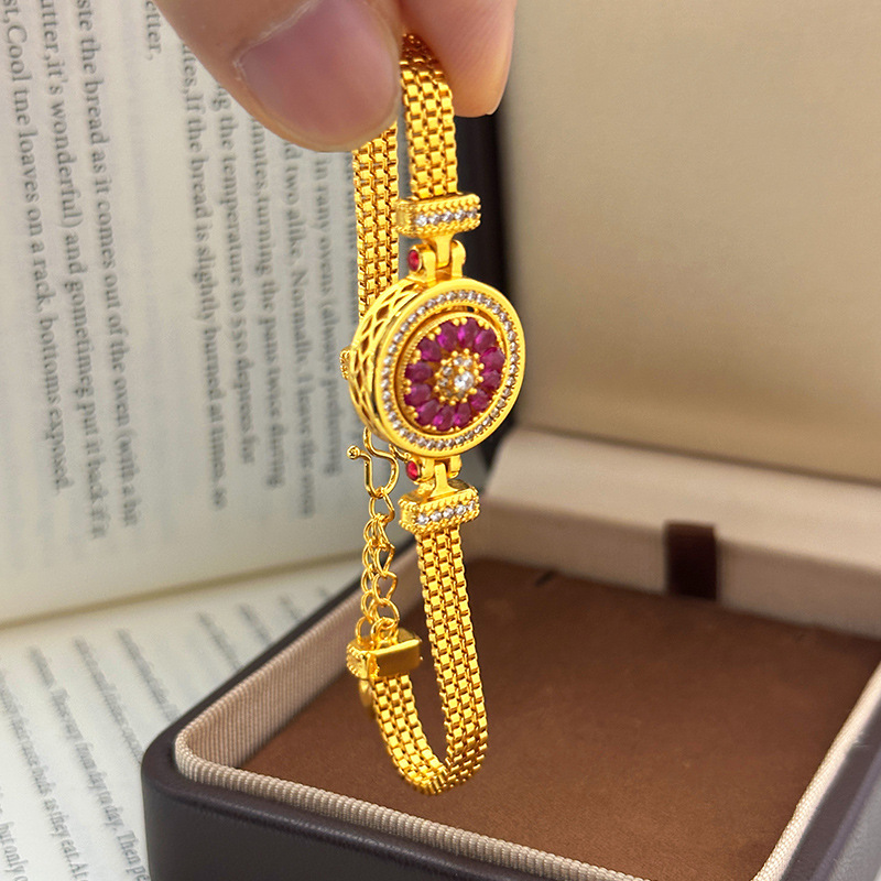 24k Gold 9999 Luxuriöses Diama – Compass Watch Luxury Bewertung und Preis
