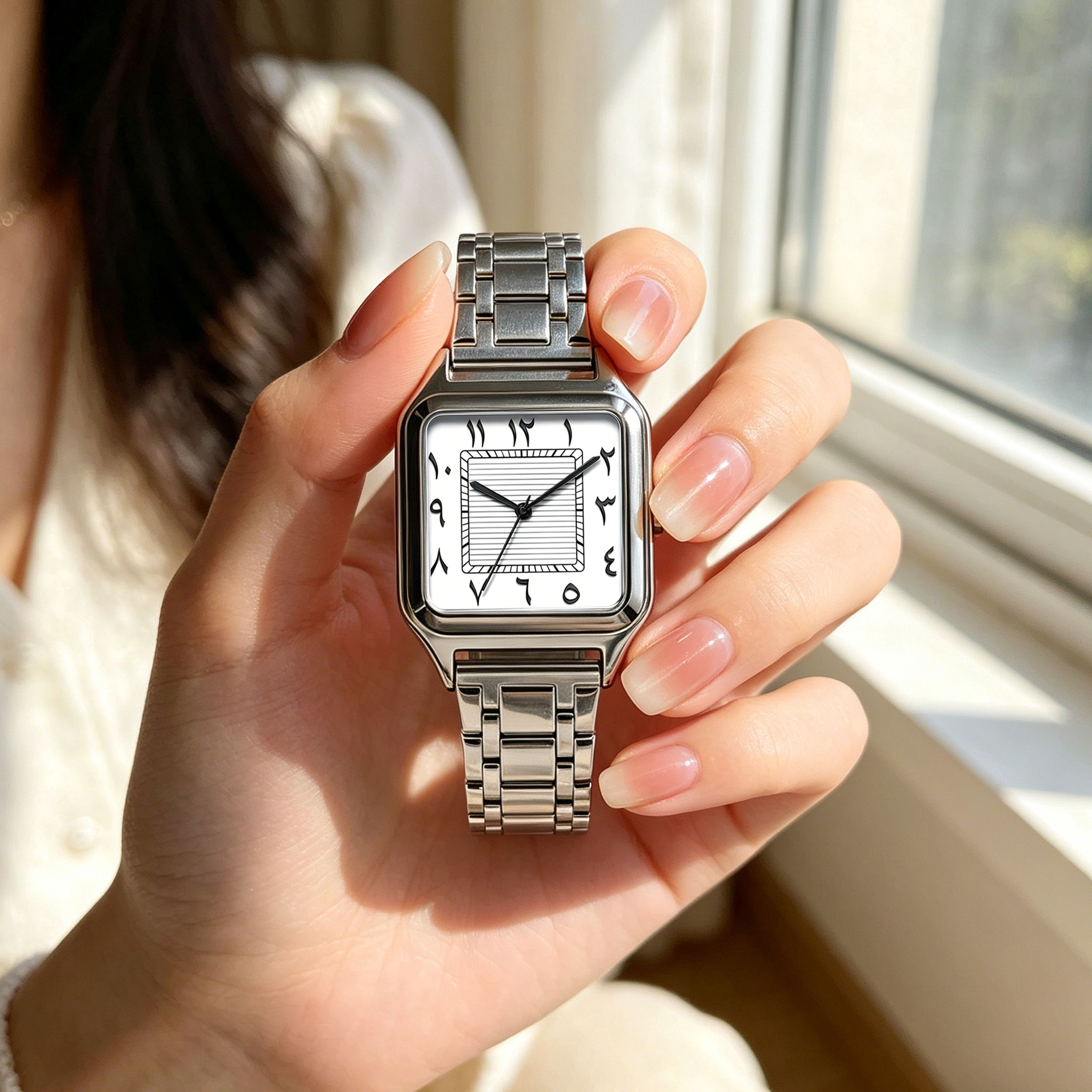 Quadratische Luxus-Damenuhr, A – Luxury Watch Arabic Bewertung und Preis