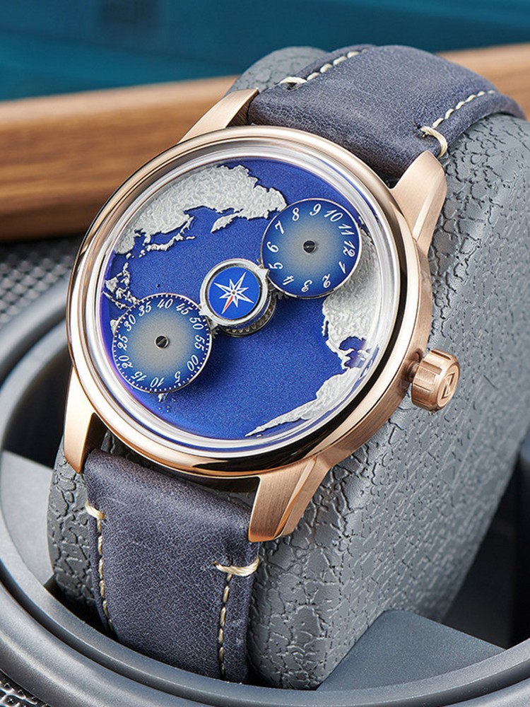 Casual Herren-Armbanduhr „Blue – Compass Watch Luxury Bewertung und Preis