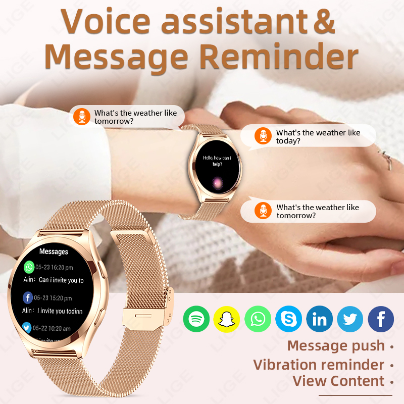 LIGE Luxus-Smartwatch für Dame – Compass Watch Luxury Bewertung und Preis