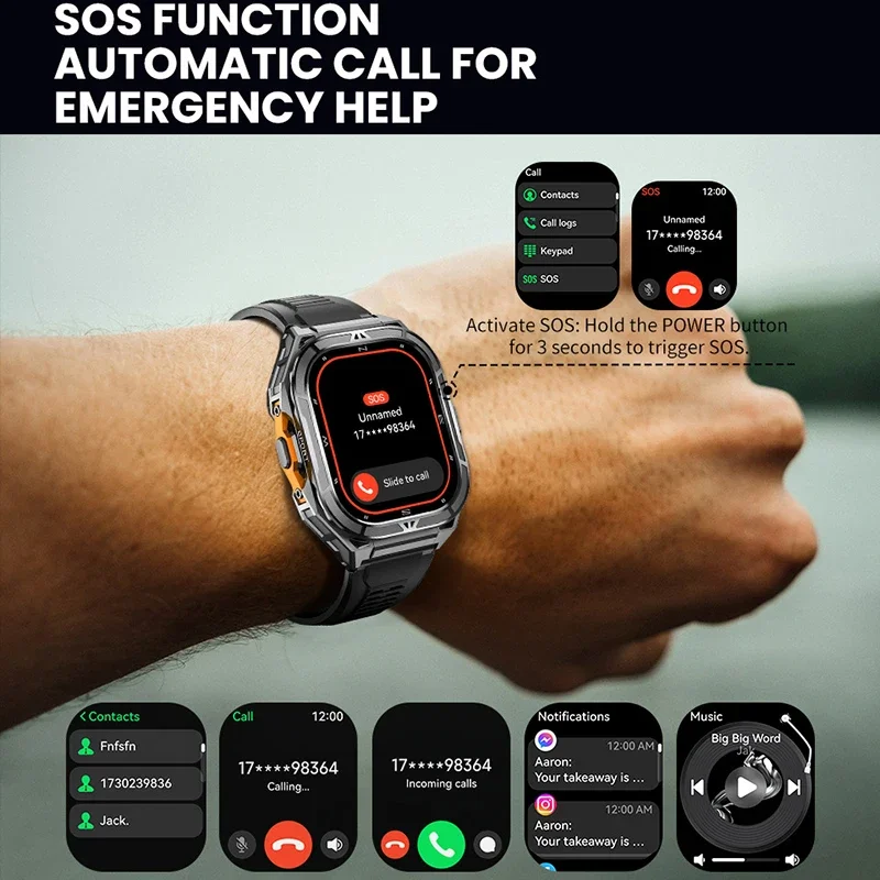 Luxuriöse AMOLED Smartwatch mi – Compass Watch Luxury Bewertung und Preis