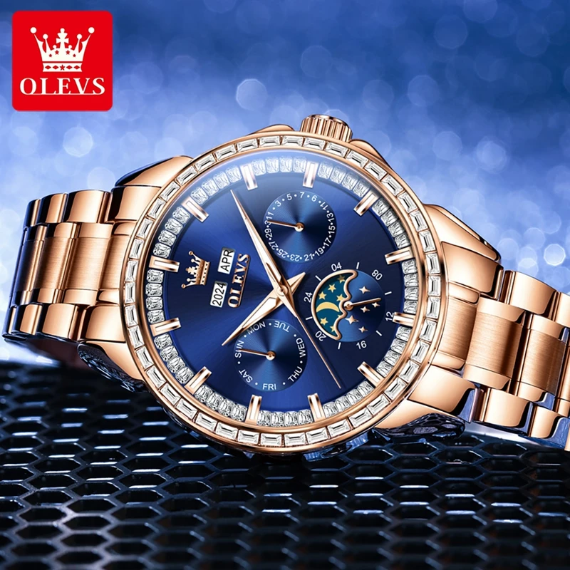 OLEVS 6695 NEUE Herrenuhren, v – Compass Watch Luxury Bewertung und Preis