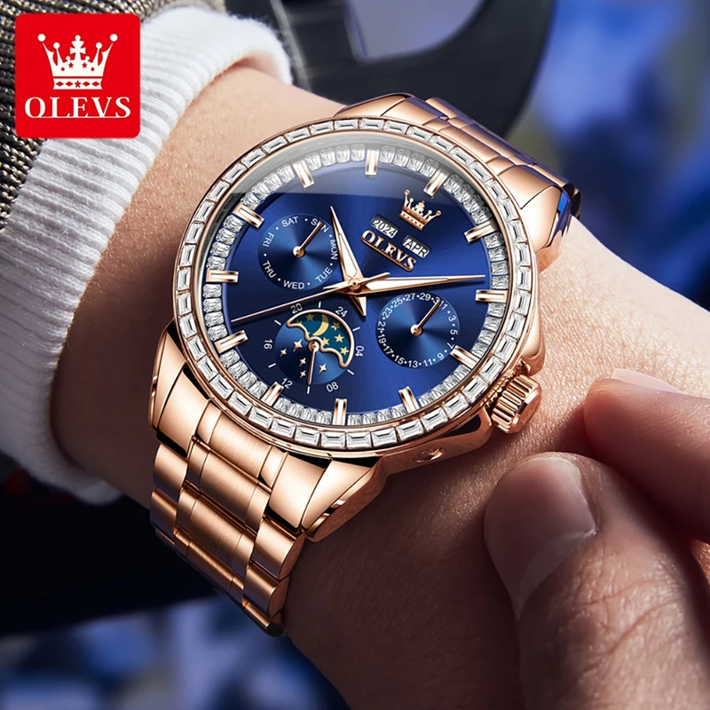 OLEVS 6695 NEUE Herrenuhren, v – Compass Watch Luxury Bewertung und Preis