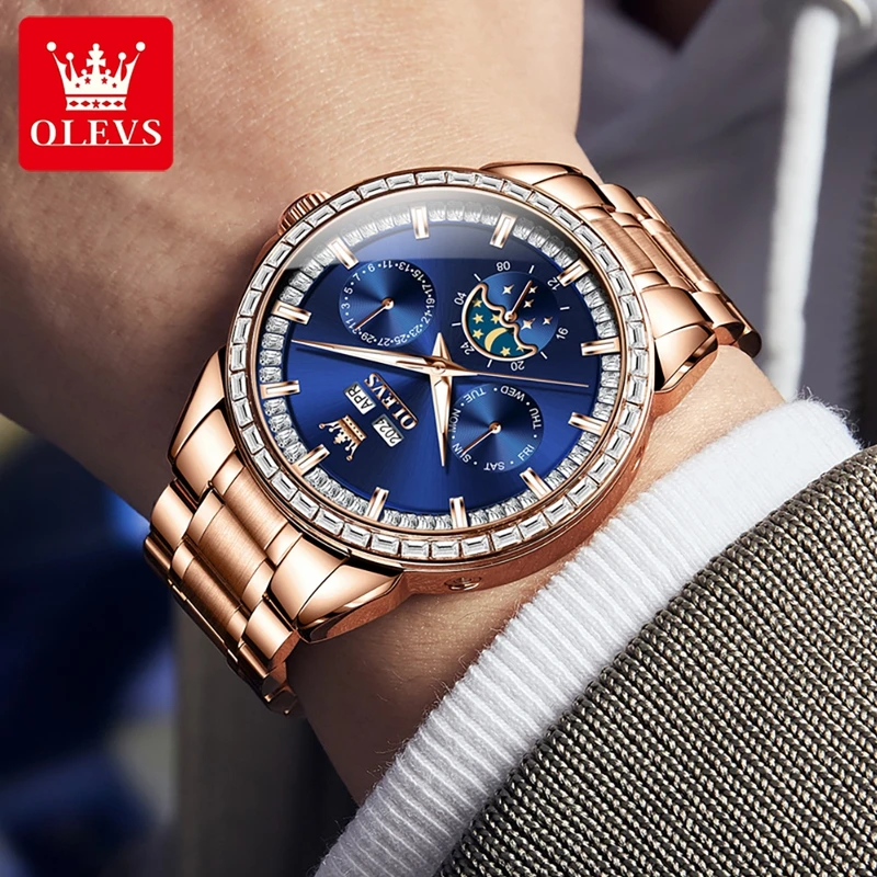 OLEVS 6695 NEUE Herrenuhren, v – Compass Watch Luxury Bewertung und Preis